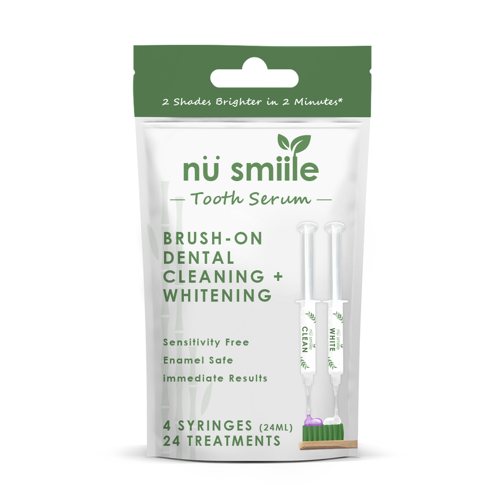 Brush on Dental Cleaning + Whitening  - 4 Syringe Kit